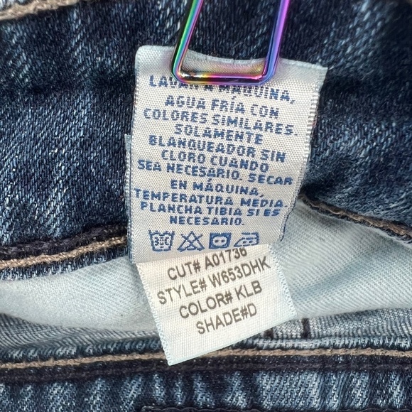 Hudson Jeans Distressed Cuffed Hem Jean Shorts Size 24 Women’s - Picture 8 of 9